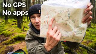 I Camped in the Forest with a Homemade Map