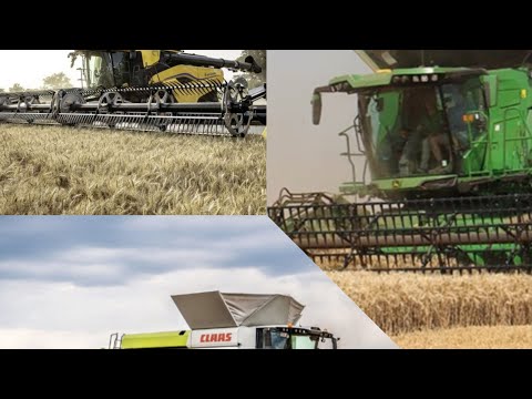 Top three largest combine harvesters in the world