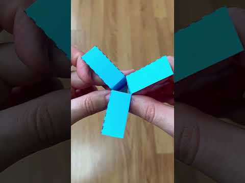 WORLD's Easiest Paper Helicopter | DIY Paper Craft #shorts #papercraft