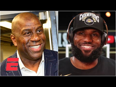 魔術師約翰遜介紹了勒布朗在球場外的努力如何影響他的遺產｜KJZZ (Magic Johnson describes how LeBron's efforts off the court impact his legacy | KJZ)