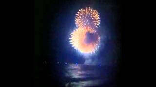preview picture of video 'Fireworks in Falmouth'
