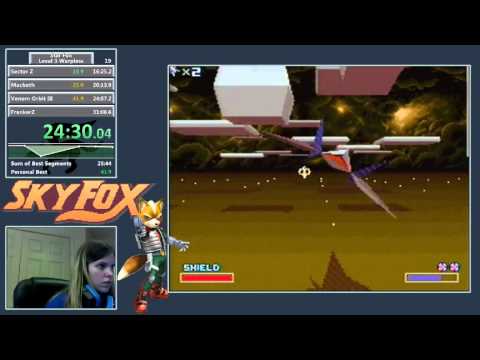 Star Fox Level 3 Warpless in 30:38 (WR)
