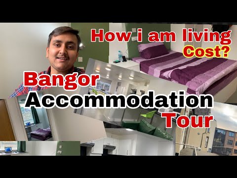 Bangor University Accommodation Tour || My living at Bangor Halls || @bangoruniversity room tour ❤️