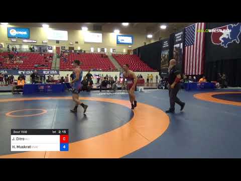 2018 Marine Corps US Open/Senior Men's Greco-Roman 72 Con 16 #2 - Jordan Ditro (All ) Vs. Hunter M