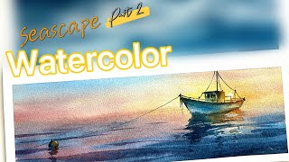 Dance of Light: Rainbow Seascape Watercolor Tutorial