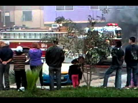 rapper school insendio por la municipalidad de san juan de miraflores