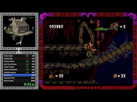 Pitfall (Sega Genesis) speedrun - 10:42