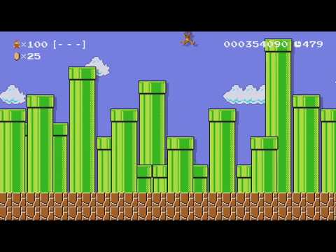 KAYAK ENSUED ~ Normal 100 Mario Challenge - Super Mario Maker - No Commentary