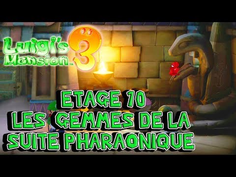 Luigi's Mansion 3 : Récupérer les Gemme de la Suite Pharaonique - Etage 10
