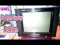 No Light Display Problem But TV On TV Fault Repair
