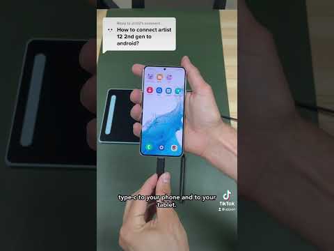 How to connect Android to Artist12 2nd gen