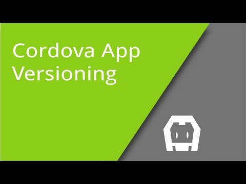Managing Cordova Hybrid App Version Numbers