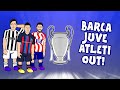 Barca Juve Atleti crash out of the Champions League! (vs Bayern 0-3 vs Benfica 4-3 vs Leverkusen)