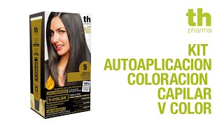 TH Pharma V-color Farba na vlasy č.6,65 domáca sada+šampon a maska zdarma