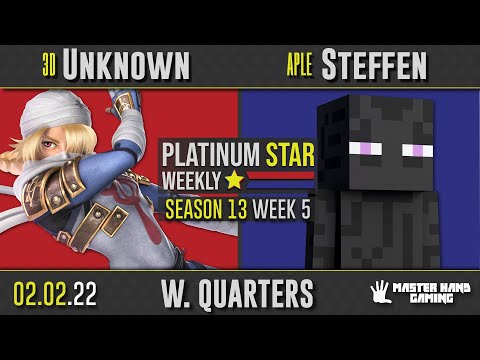 PSW S13:W5 - APLE | Steffen (Steve) vs 3D | Unknown (Sheik) - W Quarterfinals