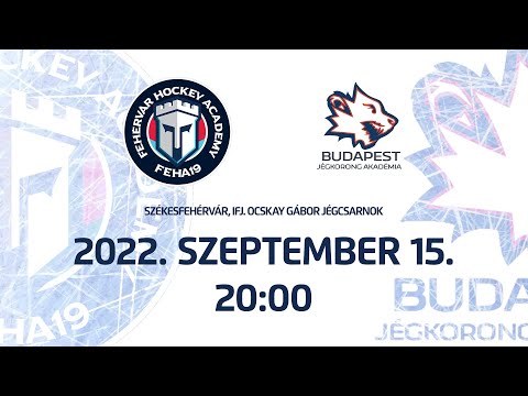 U21 | FEHA19 - Budapest Jégkorong Akadémia | Felkészülési mérkőzés