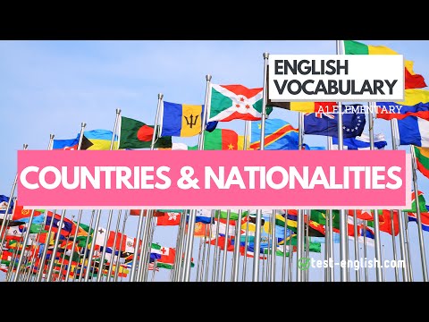 Countries and Nationalities – A1 English Vocabulary