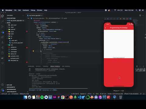 Flutter Tutorial for Beginners 37 Using the Bottom Sheet in Flutter Beginners