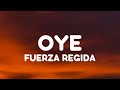 FUERZA REGIDA - OYE (Letra/Lyrics)