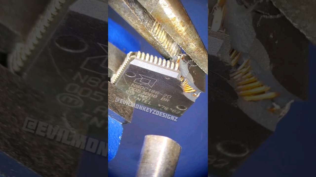 AMD N80C188-20 silicon chip decap