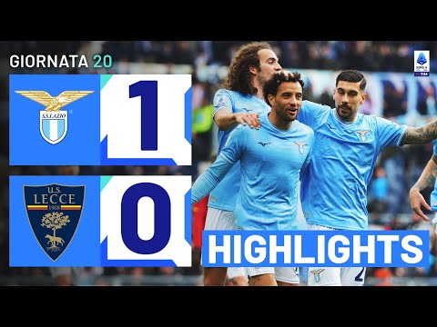 LAZIO-LECCE 1-0 | HIGHLIGHTS | 20ª GIORNATA | SERIE A TIM 2023/24