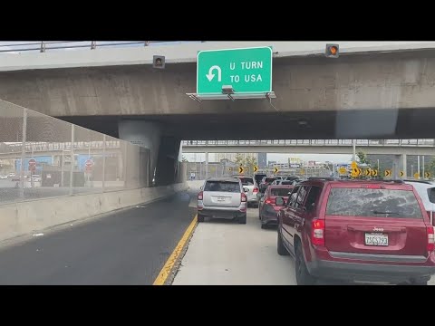 What to do if you miss last U-turn exit before crossing the border