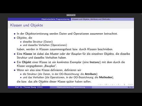 Objektorientierte Programmierung mit Java 1: Grundlagen der Objektorientierung
