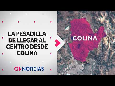 La pesadilla de llegar al centro de Santiago desde Colina: Congestión vehicular sin solución