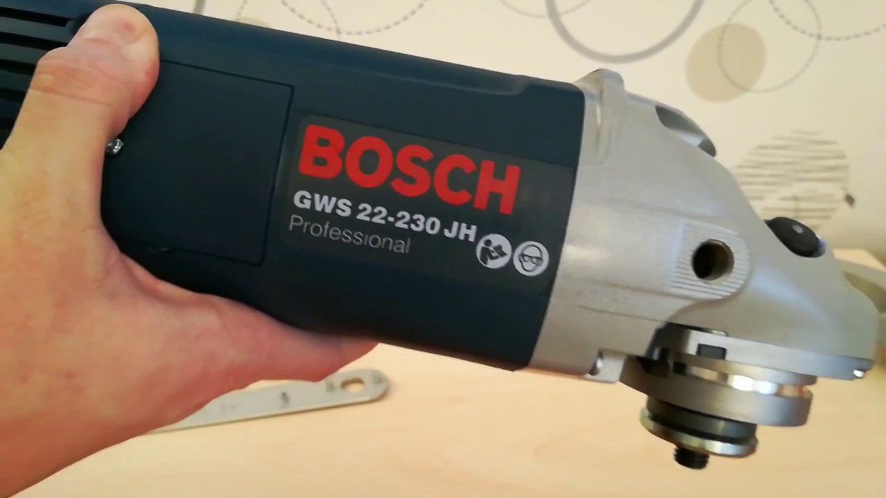 Углошлифовальная машина Bosch GWS 22-230 JH (0.601.882.203)  2200Вт 6500об/мин 230мм огр.пуск.тока