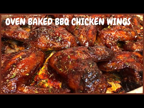 Easy Oven Baked BBQ Chicken Wings | Baked Chicken Recipe