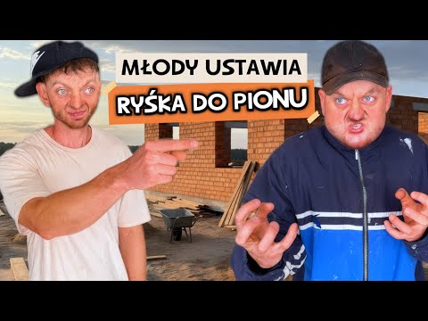 BUDOWLAŃCY ODC. 16 "MŁODY USTAWIA RYŚKA DO PIONU"