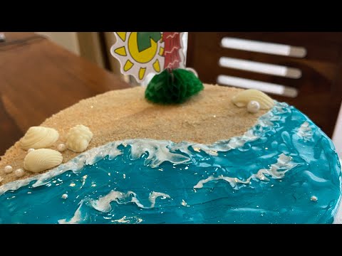 Sea Beach Theme Cake by Shazia Shahid Khan