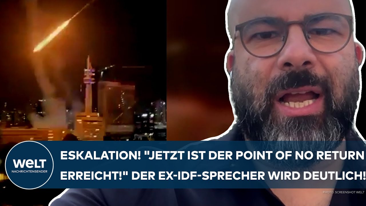NAHOST: Eskalation! "Jetzt ist der Point of No Return erreicht!" Der Ex-IDF-Sprecher wird deutlich!