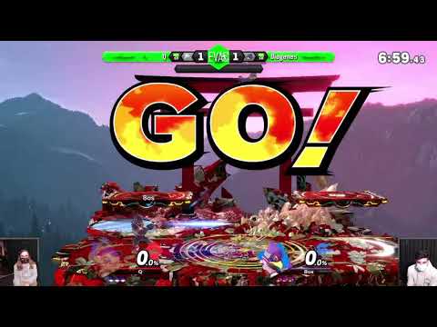 SillyVac 2 - SSBU - Q (Random) vs Diogenes (Fox, Falco)