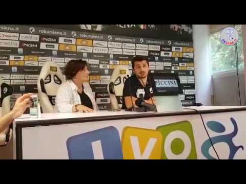 Robur Siena: conferenza stampa Durio e Trani