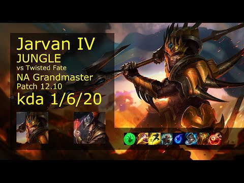 Rank 3 NA Jarvan IV Jungle: Jarvan IV vs Twisted Fate