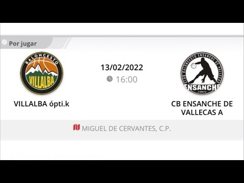 Infantil masc 08 B VILLALBA OPTI.K - ENSANCHE DE VALLECAS