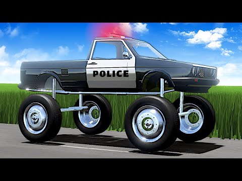 I Built a MONSTER POLICE TRUCK! - The Long Drive