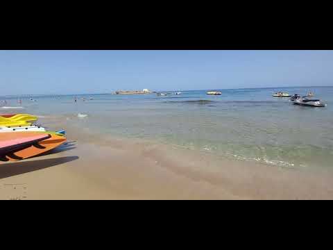 crete. malia beach 2021