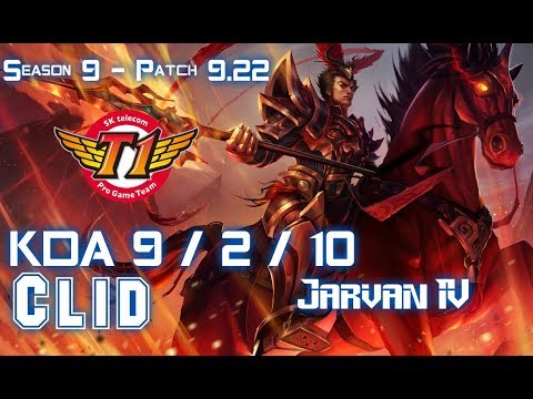 SKT T1 Clid JARVAN IV vs REK'SAI Jungle - Patch 9.22 KR Ranked