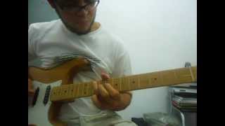 Bruno Martins - Estudando exercício do Guitarrista Matheus Canteri