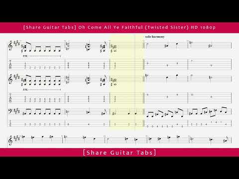 O' come all ye faithful - Twisted Sister