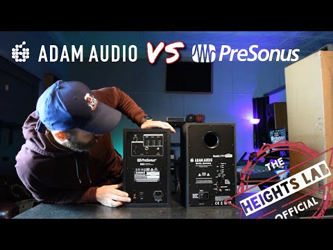 PRESONUS R65 VS ADAM T7V STUDIO MONITOR TEST (Unboxing, side by side comparison, and more)