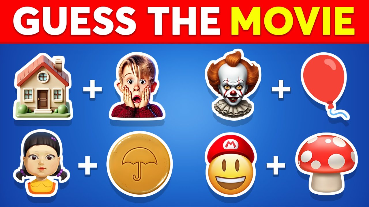 Guess The MOVIE By Emoji 🎬🍿 Movie Quiz
