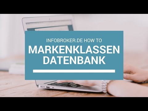 Markenklassen: So einfach geht die Suche nach Klassen zu Diensten und Waren