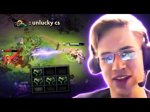 How Topson Sniper really plays against Huskar on Mid
