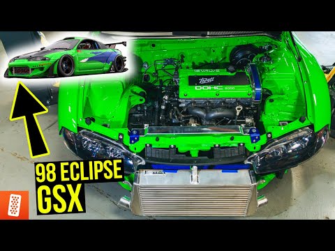 Building a Modern Day (Fast & Furious) 1998 Mitsubishi Eclipse GSX - Part 12 - Built Engine is IN!