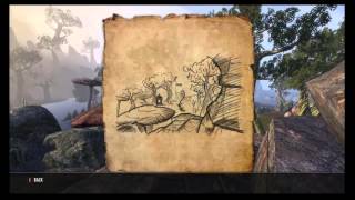 The Elder Scrolls Online: Deshaan Treasure Map 1 Location