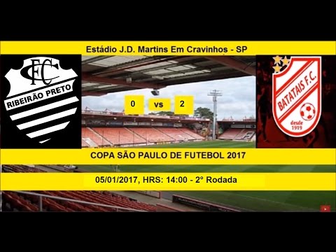 COPA SÃO PAULO DE FUTEBOL 2017 COMERCIAL-SP 0 X 2 BATATAIS-SP