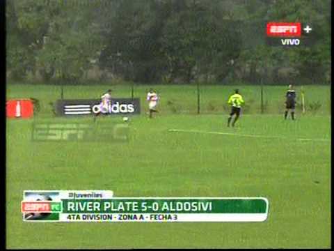 JUVENILES A. 4ta. División. 5-4-2014. RIVER PLATE - ALDOSIVI. Material de ESPN.